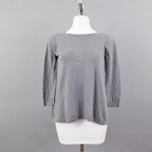 Loft Outlet Women Shirt Gray White XS